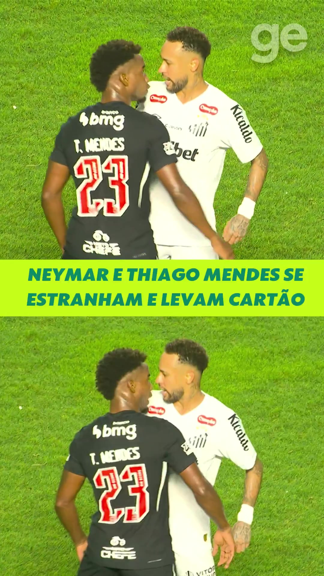 开云官网首页-有延迟😅内马尔与对手贴脸争吵顶牛后夸张捂脸倒地，两人均染黄